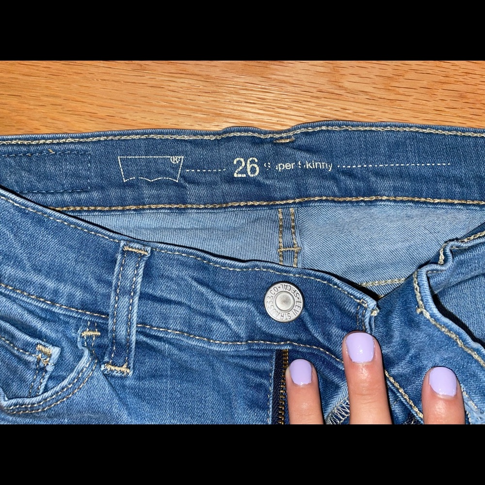 Levi’s super skinny jeans!